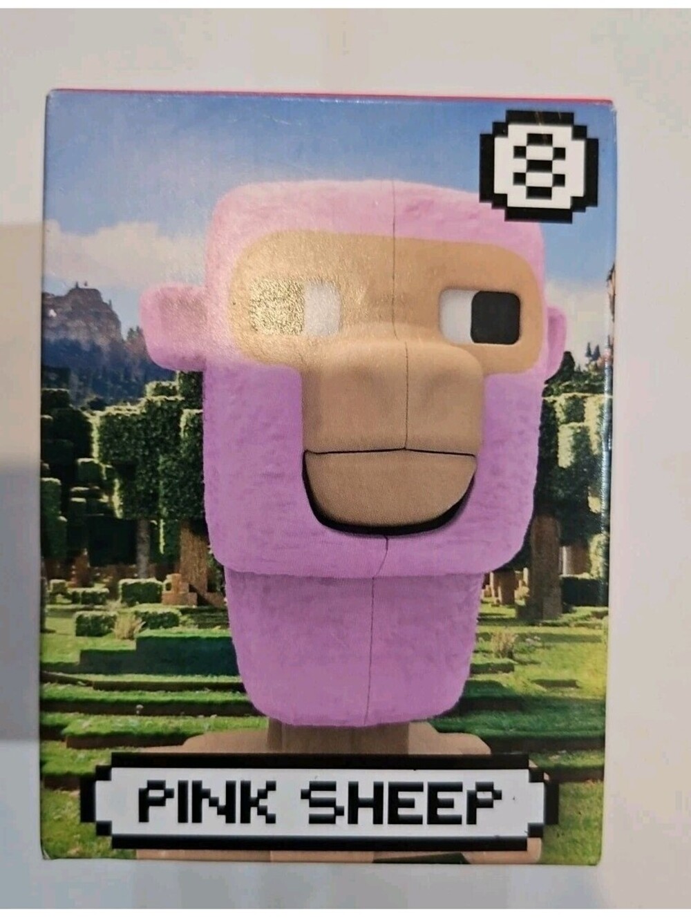 McDonald’s Minecraft Movie Pink Sheep #8 Happy Meal Toy *New In Box*